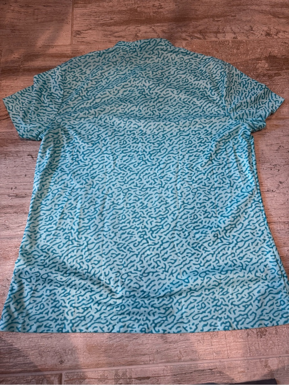 Nike Cheetah Print Dri-FIT Short Sleeve Polo Size M - Picture 4 of 4